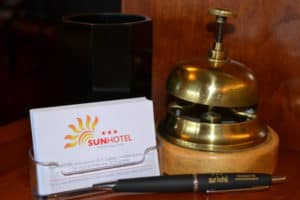 reception sun hotel