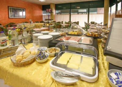 sun hotel sala colazione